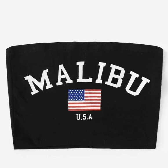 NEW! cropped malibu tube top✨ - Picture 2 of 7